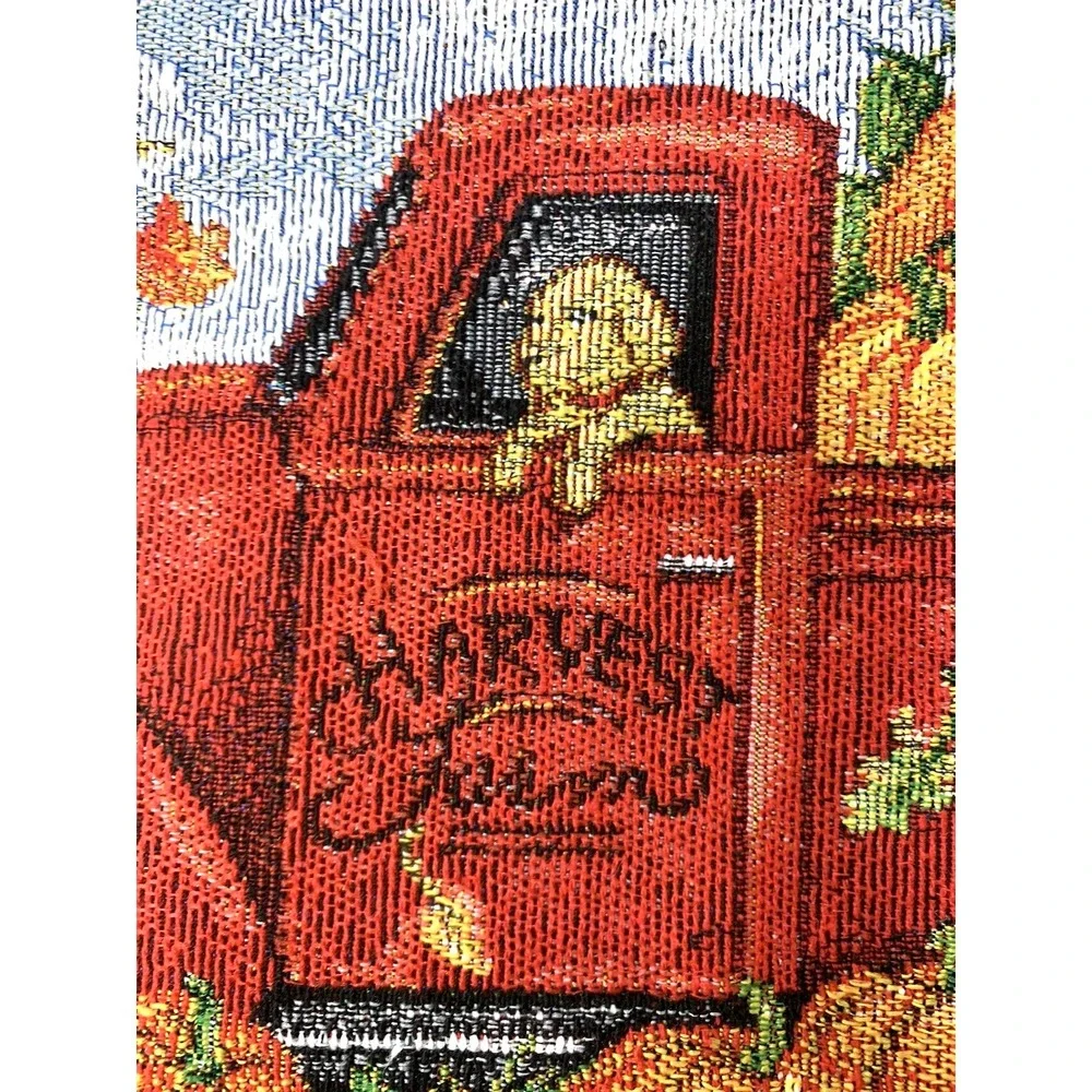 Tapestry Placemats X2 Country‎ Farm Pumpkin Rooster Truck Dog Sunflowers